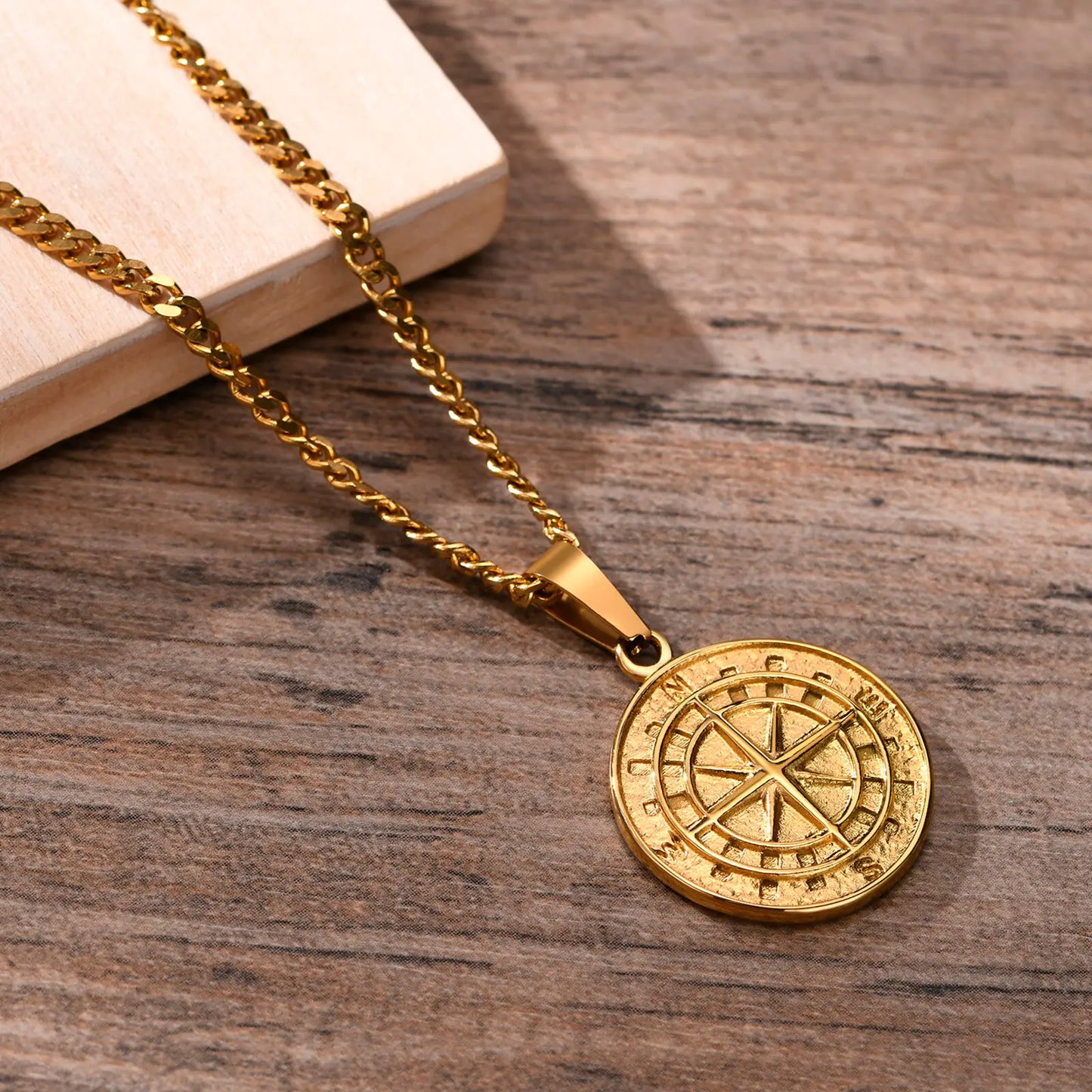 Men's Compass Necklace