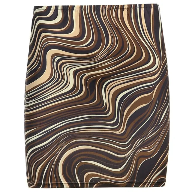 Vintage Printed Skirt