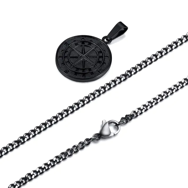 Men's Compass Necklace