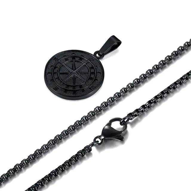 Men's Compass Necklace