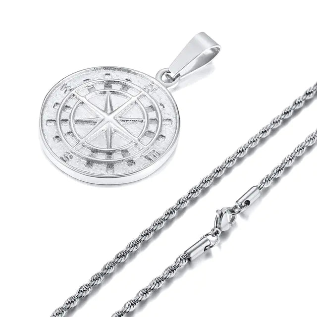 Men's Compass Necklace