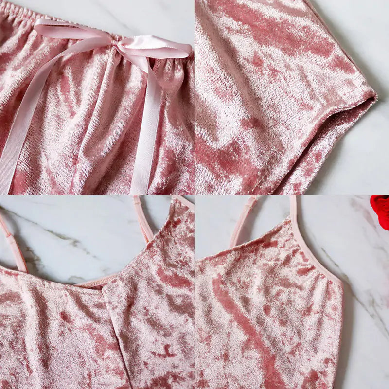 Women's Satin Pajama Set