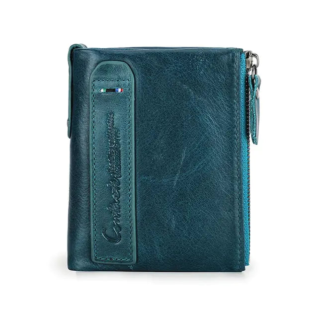 Genuine Leather Bifold Wallet