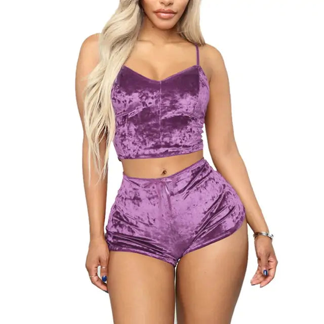 Women's Satin Pajama Set