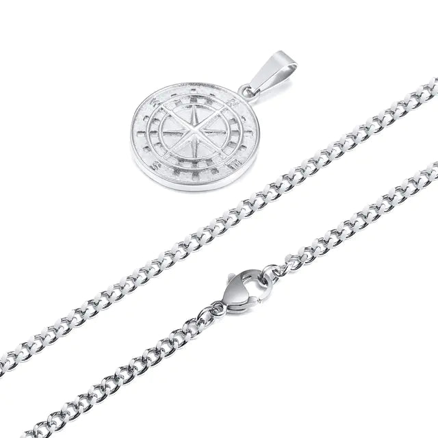 Men's Compass Necklace