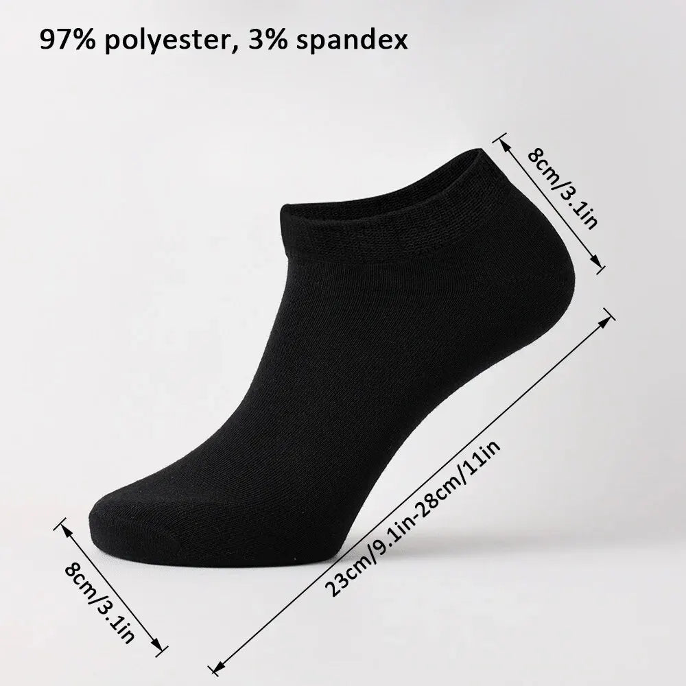 Unisex Solid Color Socks (40 Pairs)