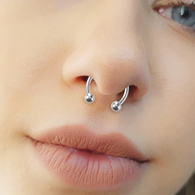 3Pcs Stainless-Steel Nose Ring Set (16G)