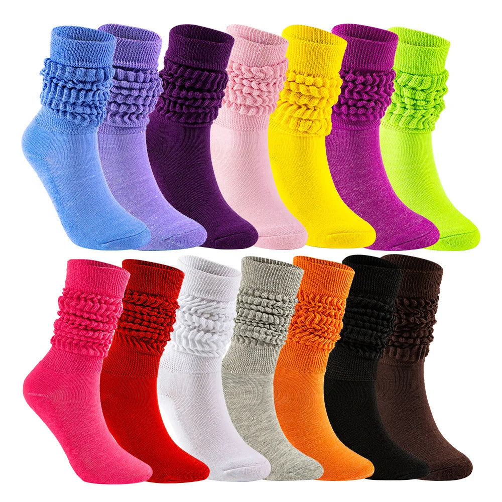 Colorful Slouch Socks