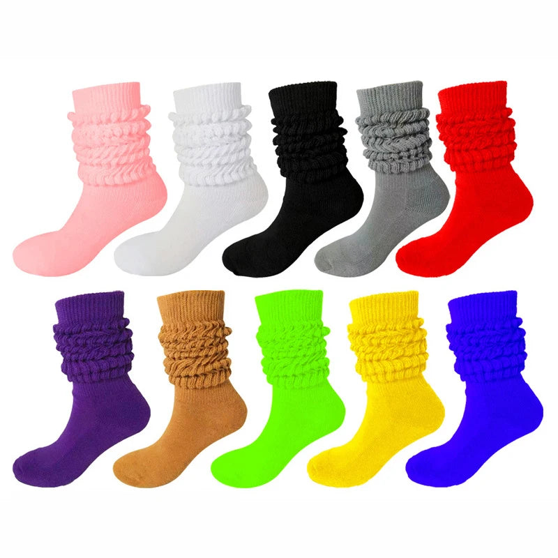 Vibrant Colorful Slouch Socks