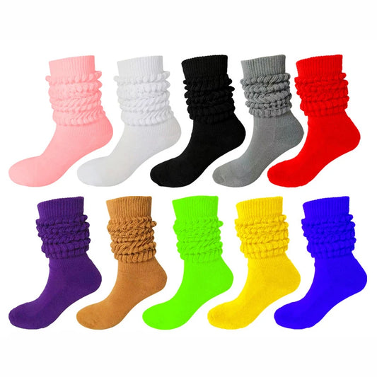 Vibrant Colorful Slouch Socks