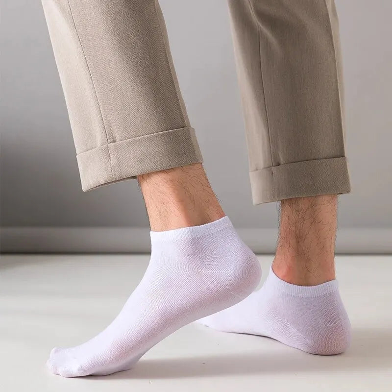 Unisex Solid Color Socks (40 Pairs)