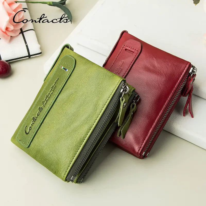 Genuine Leather Bifold Wallet