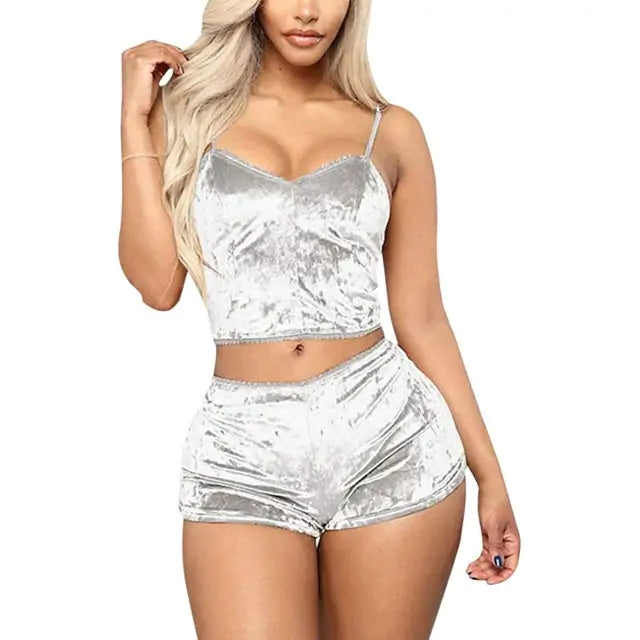 Women's Satin Pajama Set