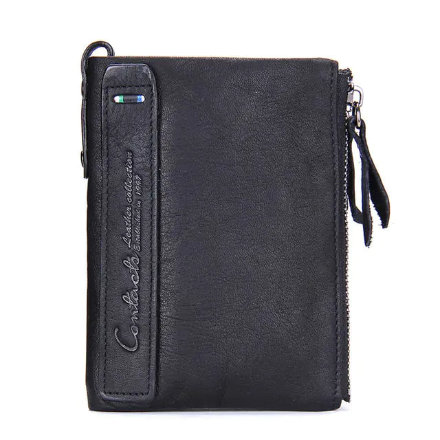 Genuine Leather Bifold Wallet