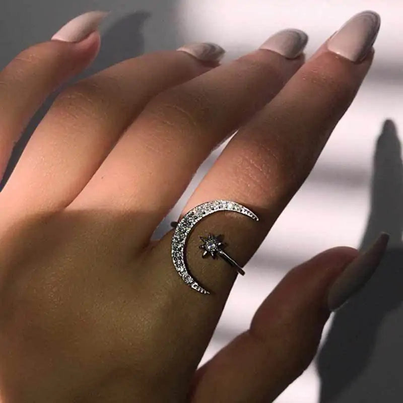 Moon Star Ring