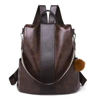 Travel Leather Backpack