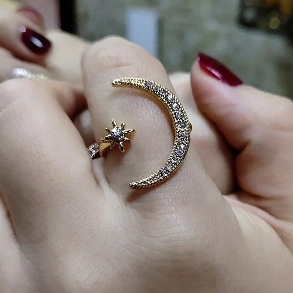 Moon Star Ring