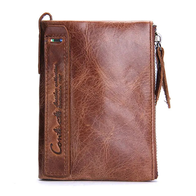 Genuine Leather Bifold Wallet