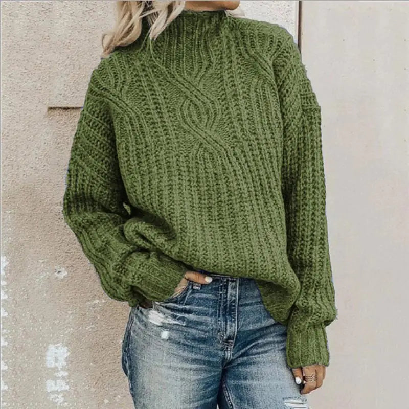 Plus Size Turtleneck Sweater