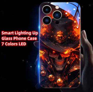 Japanese Smart Light Up Glass Phone Case (iPhone 11,12,13,14,15 Pro & Pro Max)