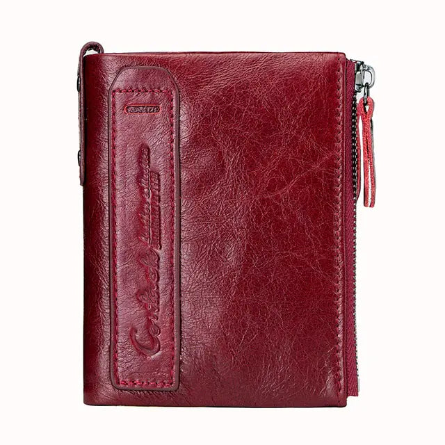 Genuine Leather Bifold Wallet